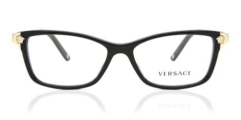 versace eyeglasses ve 3156|Versace VE3156 GB1 Eyeglasses in Black .